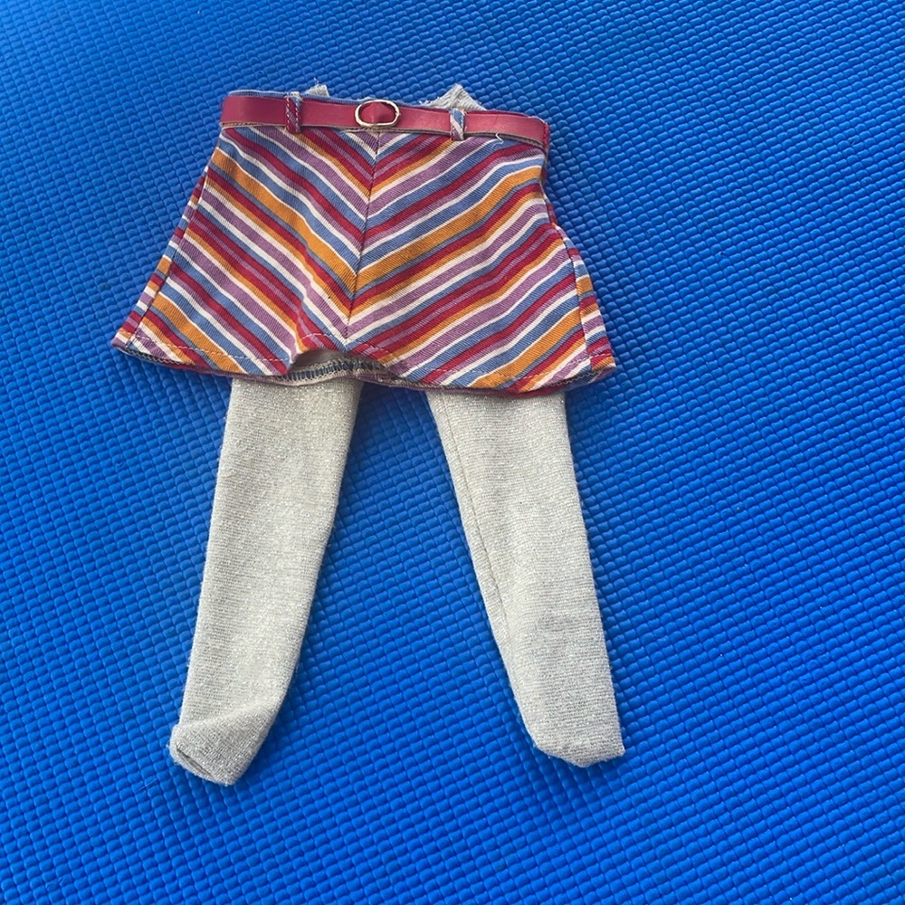 American girl, doll skirt and leggings
